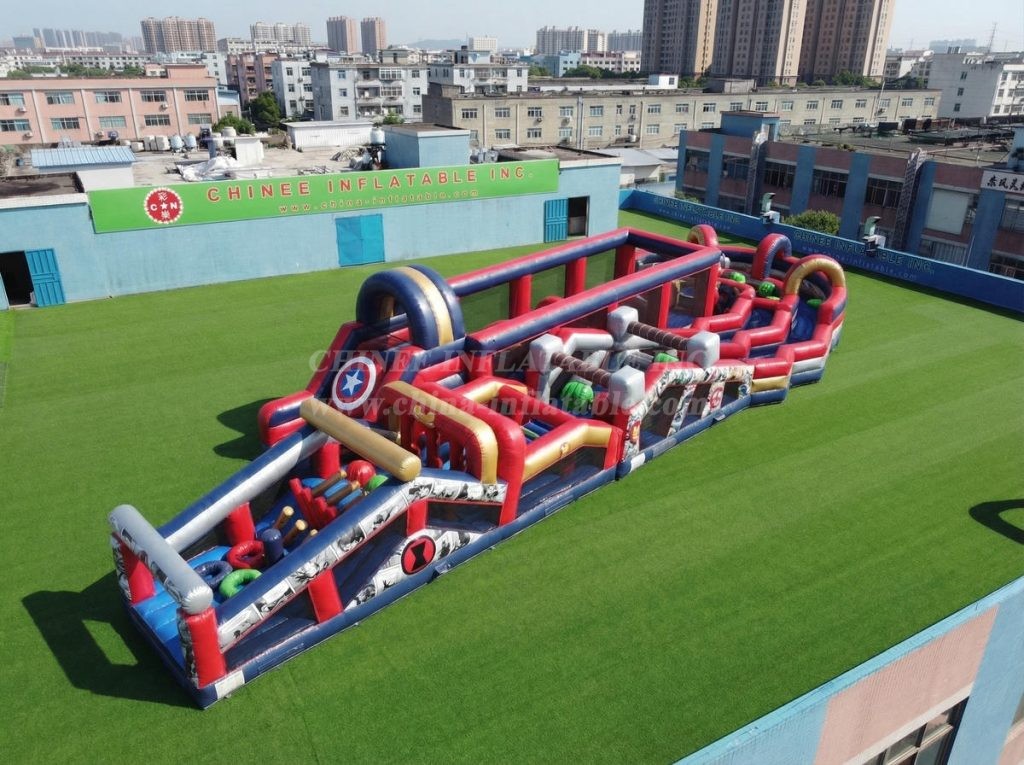 CR2-687 The Avengers Theme Giant Obstacle Course Challenging Run