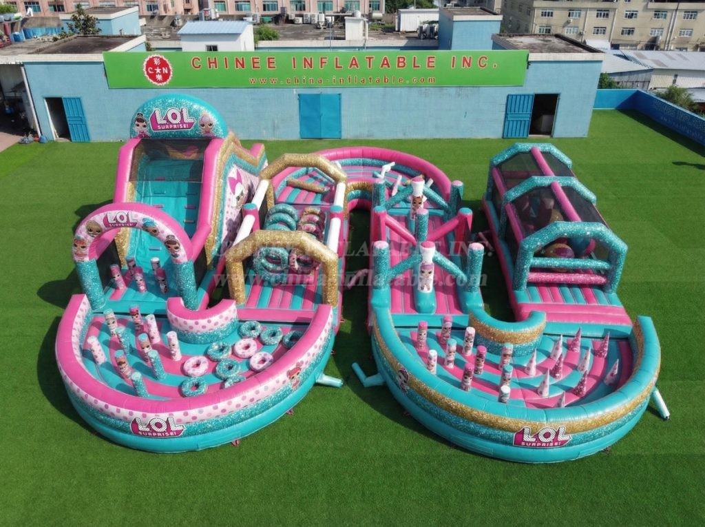 CR2-733 L.O.L.SURPRISE Theme Ginat Inflatable Obstacle Courses Challenging Run