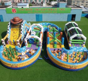 CR2-767 Toy Story Theme Ginat Inflatable Obstacle Courses Challenging Run