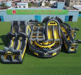 CR2-781 Batman Theme Giant Inflatable Obstacle Courses Challenging Run