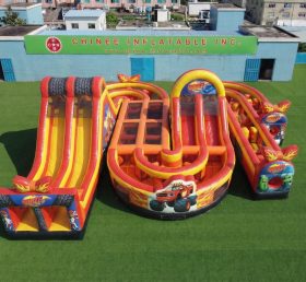 CR2-782 Blaze Monster Theme Giant Inflatable Obstacle Courses Challenging Run