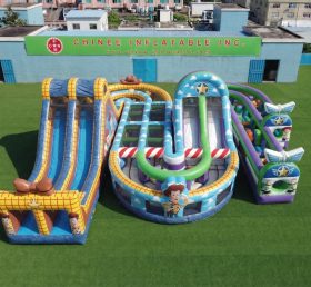CR2-849 Toy Story Theme Giant Inflatable Obstacle Courses Challenging Run