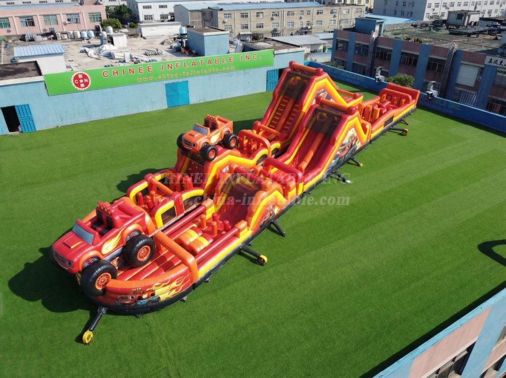 CR2-864 Blaze Monster Theme Giant Obstacle Course Challenging Run