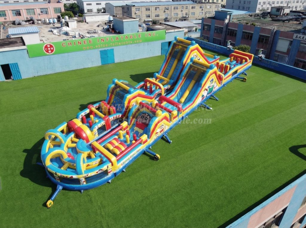 CR2-871 Crayon Shin-chan Theme Giant Obstacle Course Challenging Run
