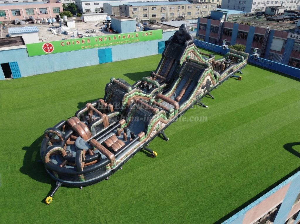 CR2-884 King Kong Theme Giant Obstacle Course Challenging Run