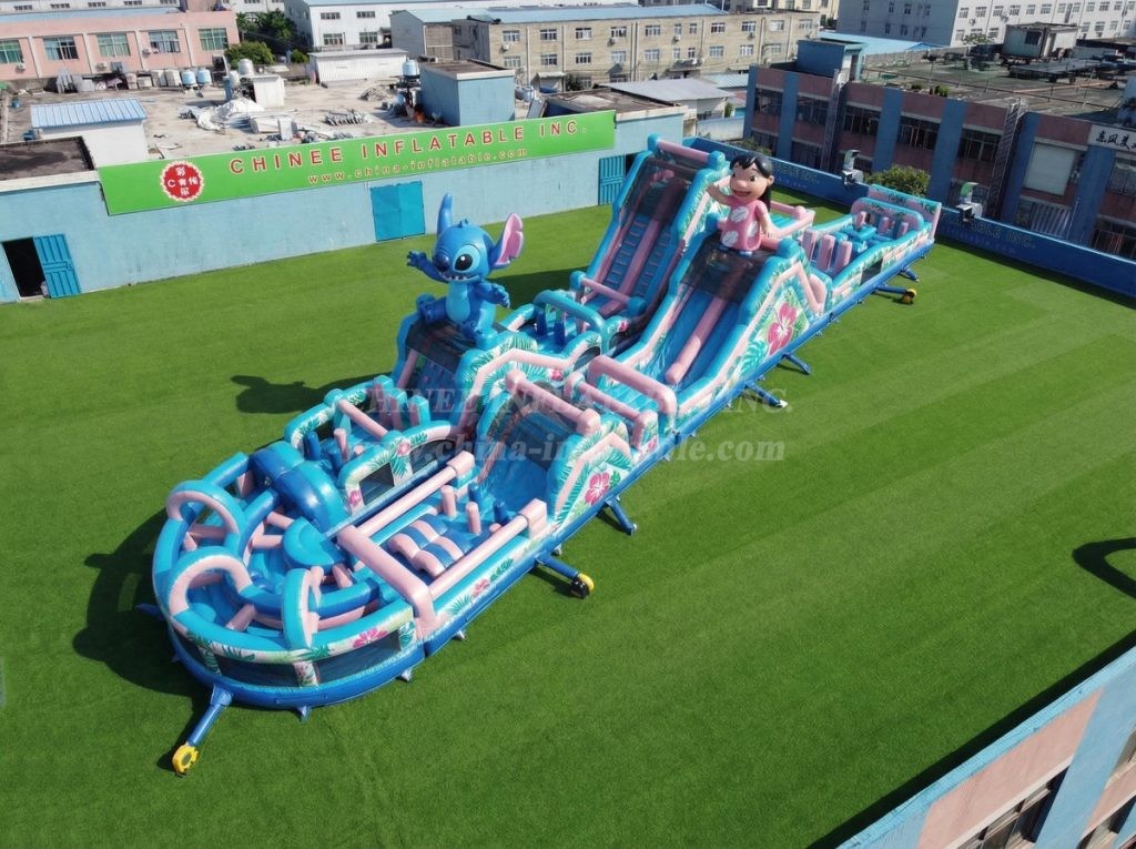CR2-886 Lilo & Stitch Theme Giant Obstacle Course Challenging Run