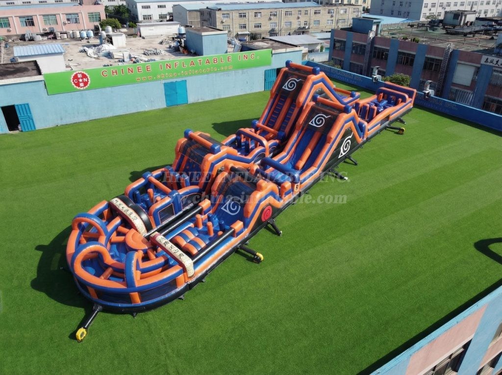 CR2-896 Naruto Theme Giant Obstacle Course Challenging Run