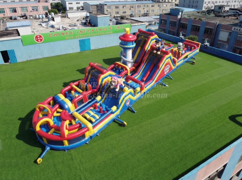 CR2-900 Paw Patrol Theme Giant Obstacle Course Challenging Run