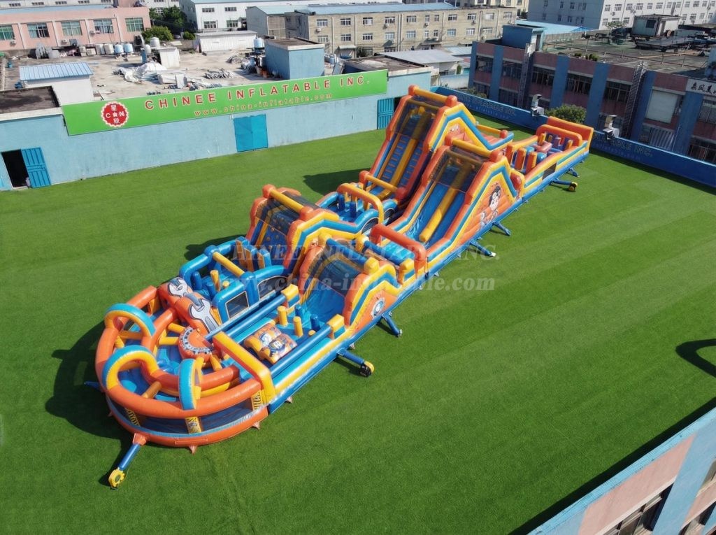 CR2-907 Rusty Rivets Theme Giant Obstacle Course Challenging Run