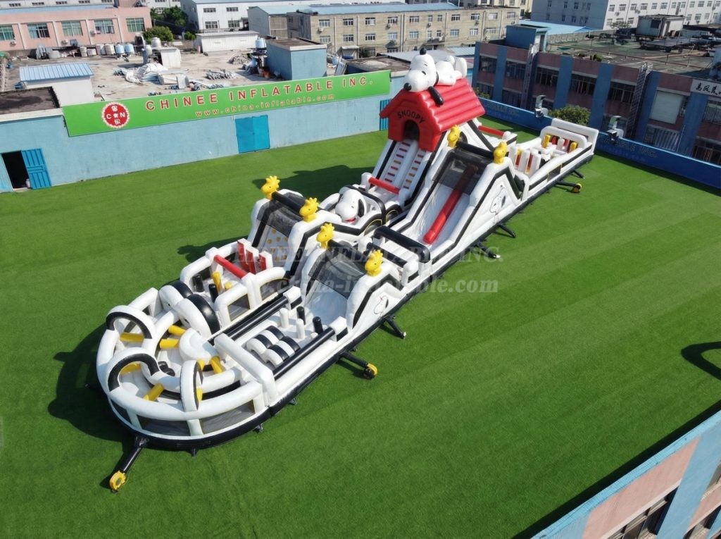 CR2-911 Snoopy Theme Giant Obstacle Course Challenging Run