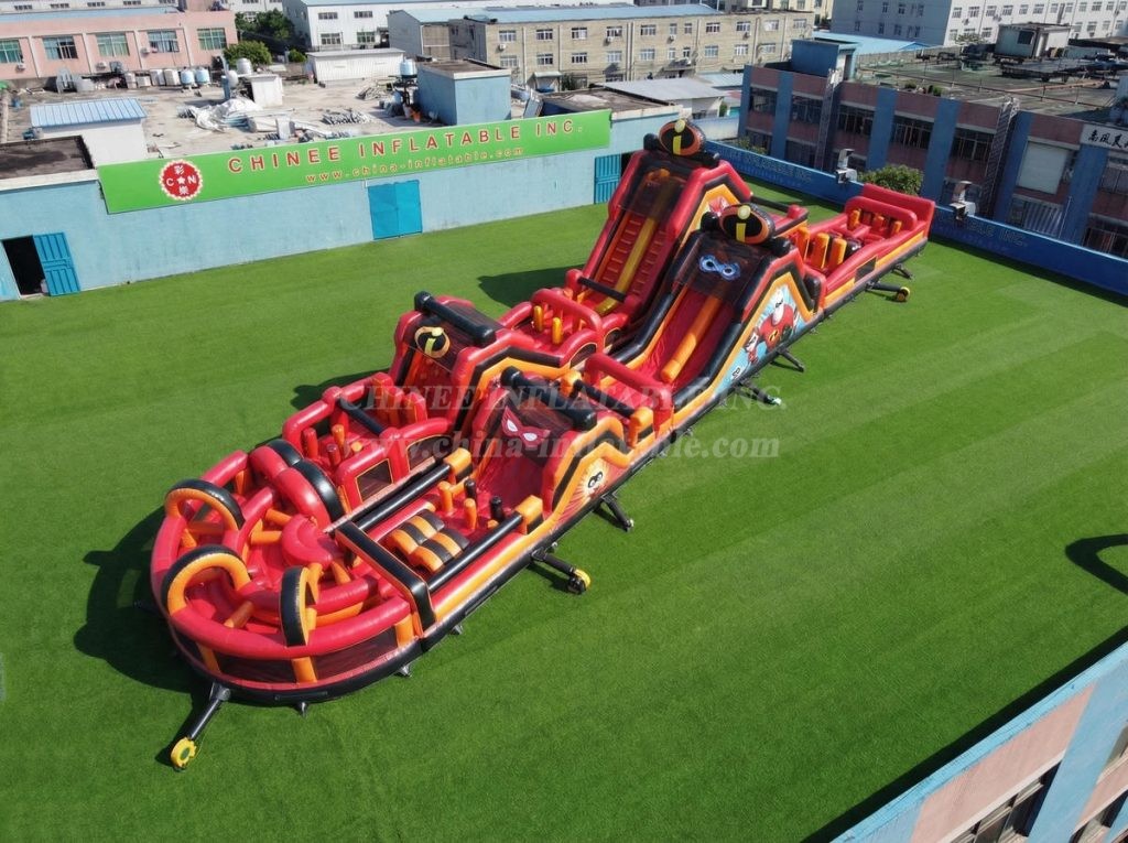 CR2-922 The Incredibles Theme Giant Obstacle Course Challenging Run