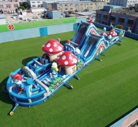 CR2-926 The Smurfs Theme Giant Obstacle Course Challenging Run