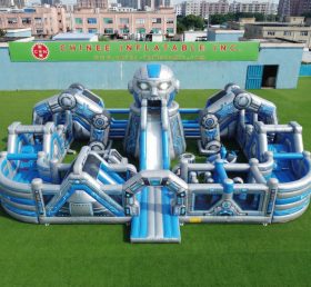 CR2-995 Robot Theme Ginat Inflatable Obstacle Courses Challenging Run