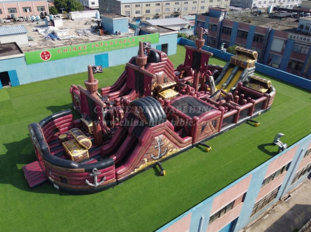 GF3-1024 Pirates Theme Inflatable Playground