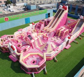 GF3-1072 Hello Kitty Theme Inflatable Park