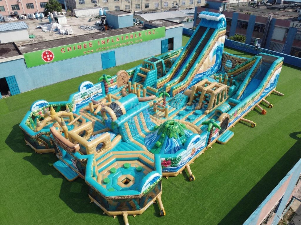 GF3-1084 Moana Theme Inflatable Park