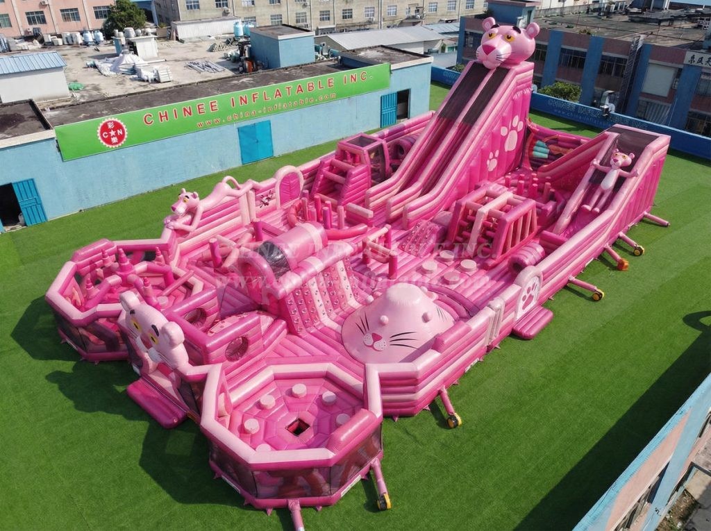 GF3-1092 Pink Panther Theme Inflatable Park