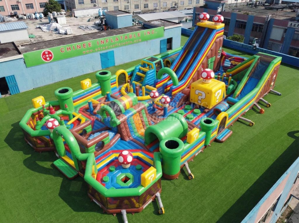 GF3-1109 Super Mario Theme Inflatable Park