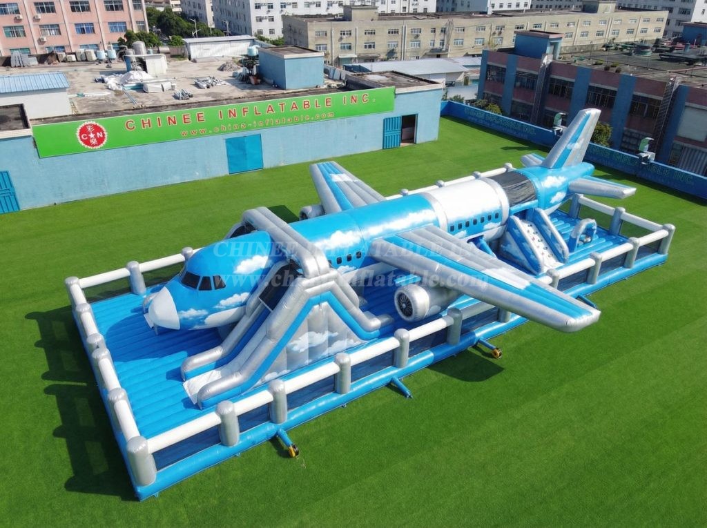 GF3-1126 Airplane Theme Inflatable Park