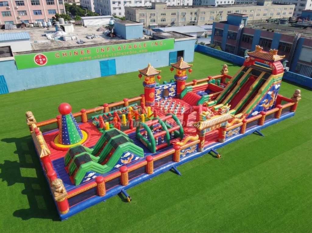 GF3-1133 Chinese Style Theme Inflatable Park