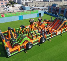 GF3-1151 Monster Trucks Theme Inflatable Park