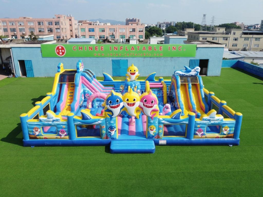 GF3-1187 Baby Shark Theme Inflatable Funcity