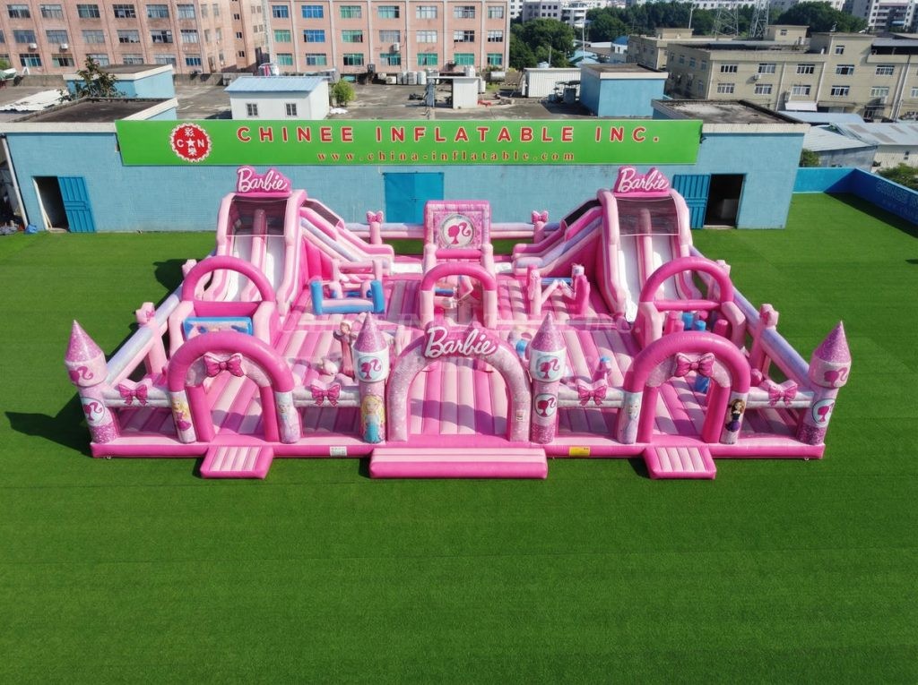 GF3-1188 Barbie Theme Inflatable Funcity