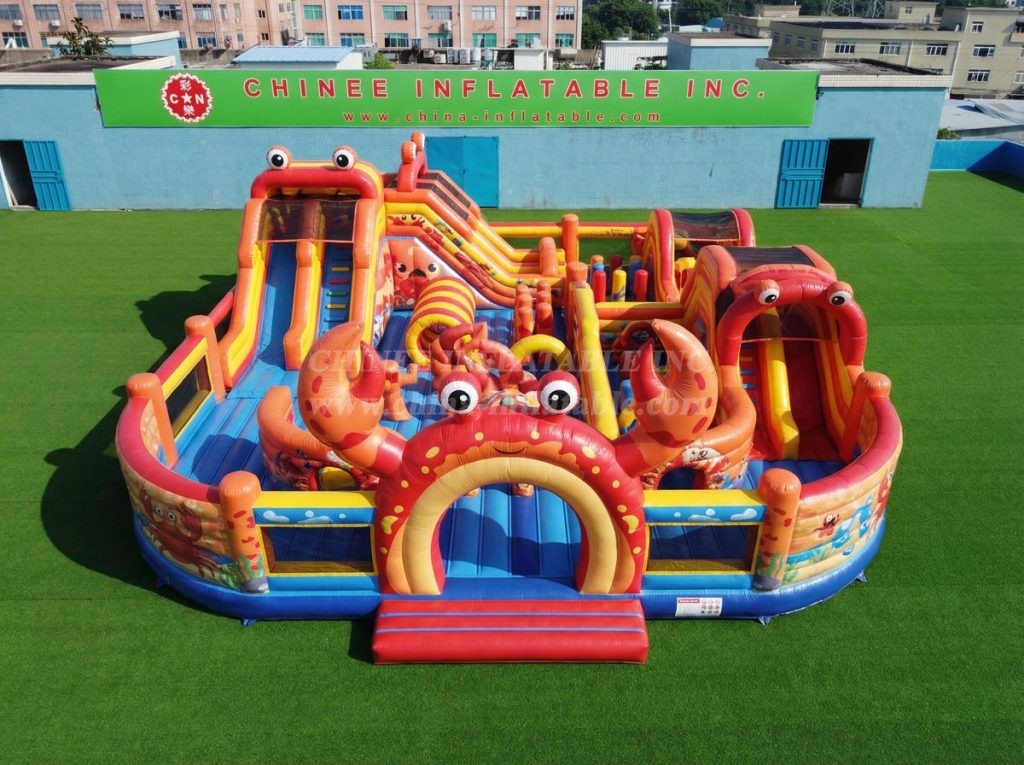 GF3-1197 Crab Theme Inflatable Funcity