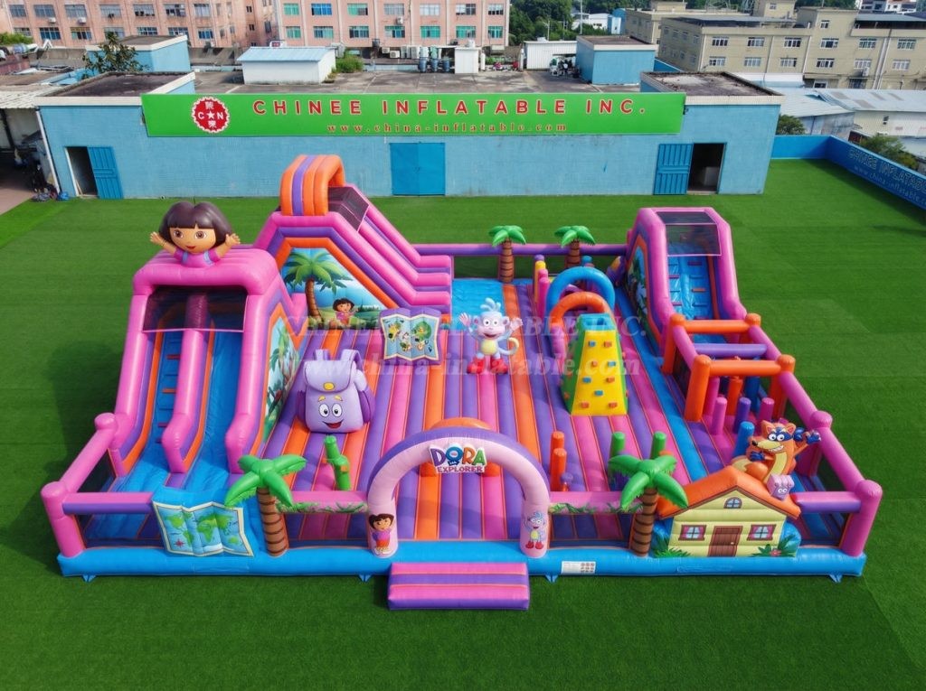 GF3-1204 Dora Theme Inflatable Funcity