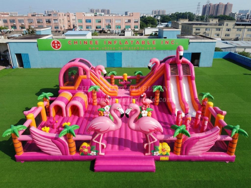 GF3-1210 Flamingo Theme Inflatable Funcity