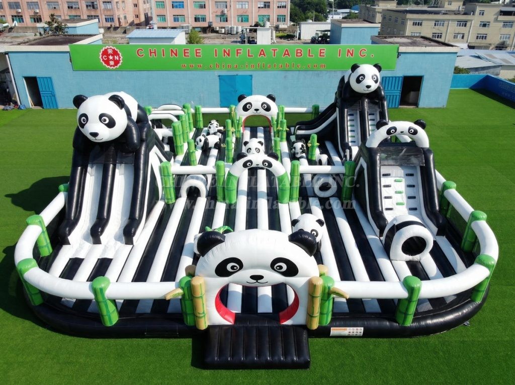 GF3-1246 Panda Theme Inflatable Funcity