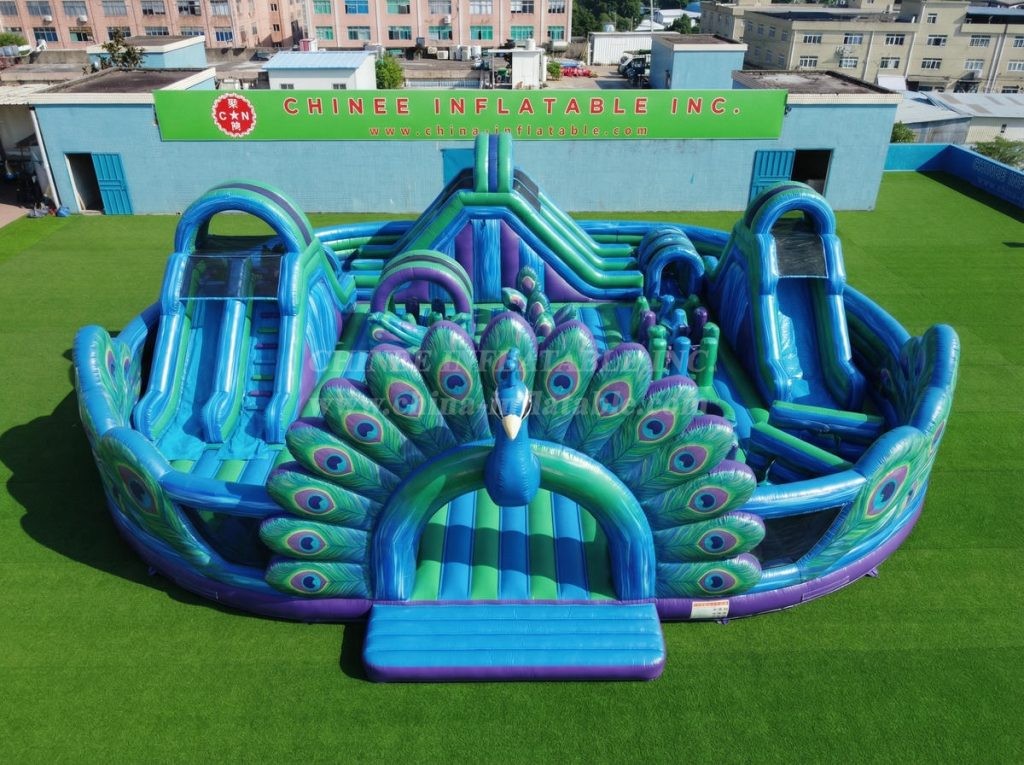 GF3-1249 Peacock Theme Inflatable Funcity