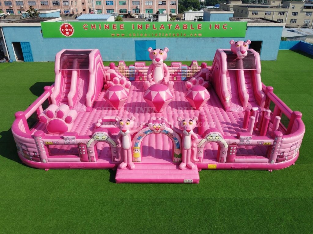 GF3-1252 Pink Panther Theme Inflatable Funcity