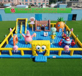 GF3-1273 SpongeBob Theme Inflatable Funcity