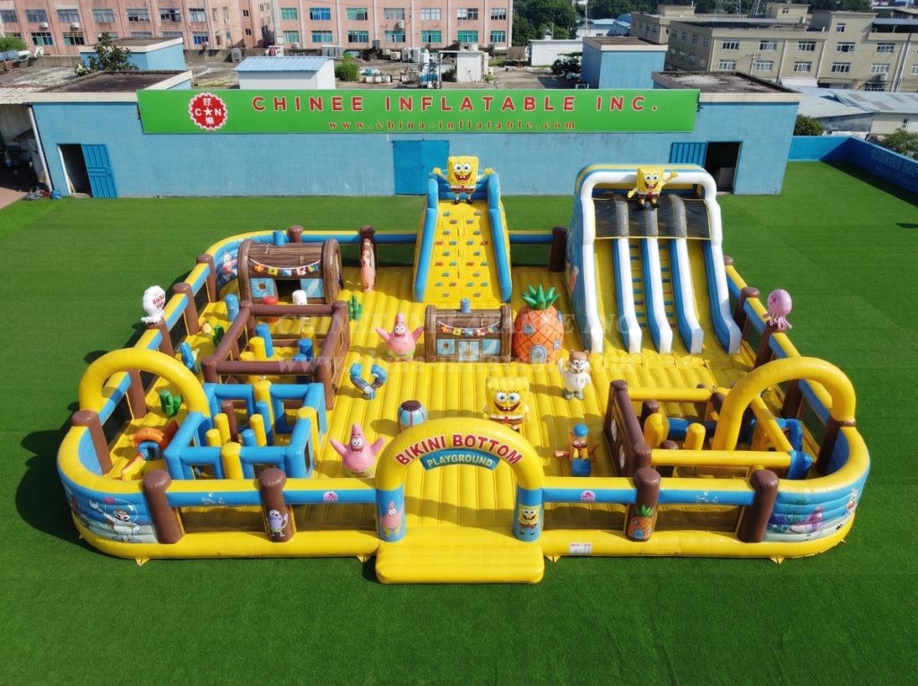 GF3-1274 SpongeBob Theme Inflatable Funcity