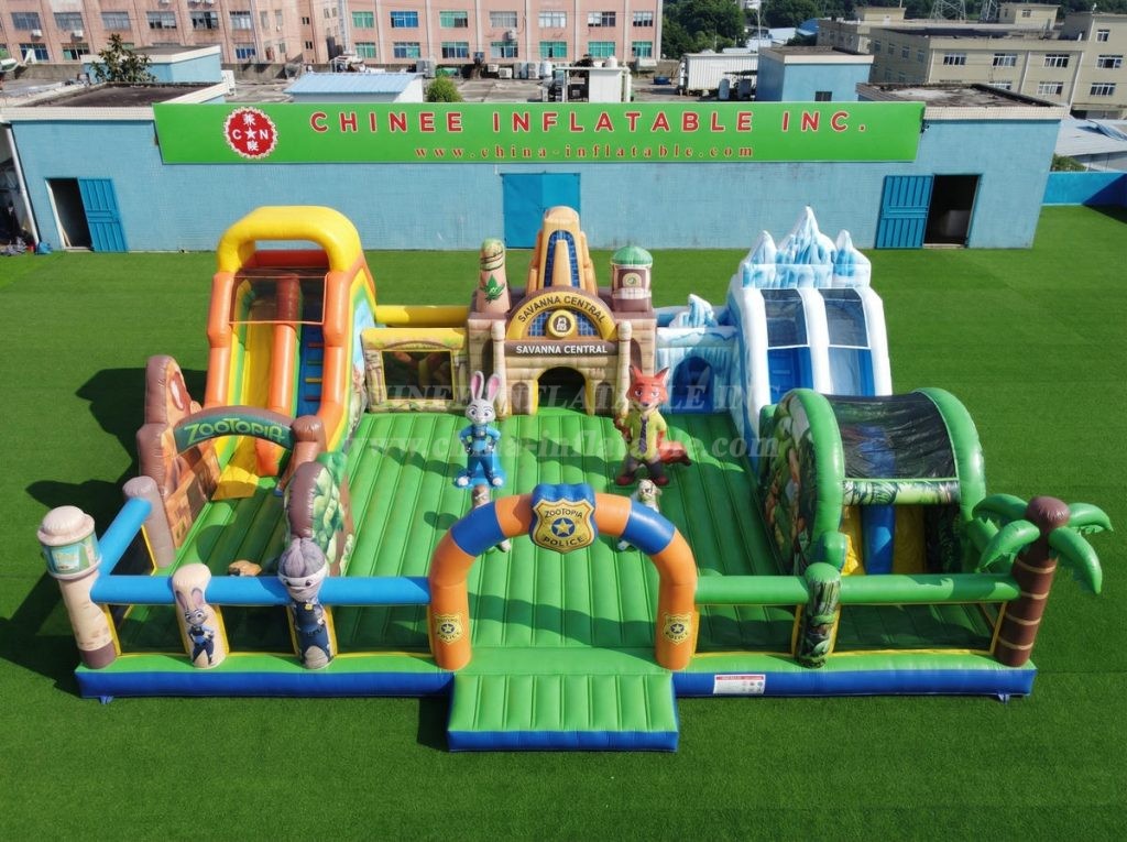 GF3-1301 Zootopia Theme Inflatable Funcity