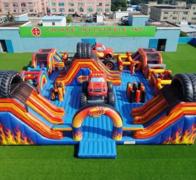 GF3-1311 Blaze Monster Theme Inflatable Park