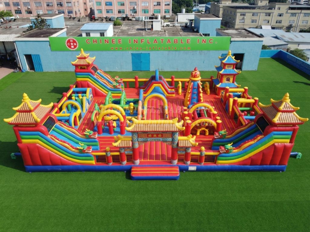 GF3-1318 Chinese Style Theme Inflatable Park