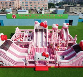GF3-1344 Hello Kitty Theme Inflatable Park