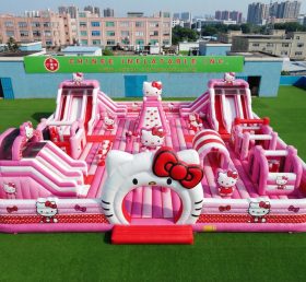 GF3-1345 Hello Kitty Theme Inflatable Park