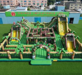 GF3-1347 Jungle Theme Inflatable Park