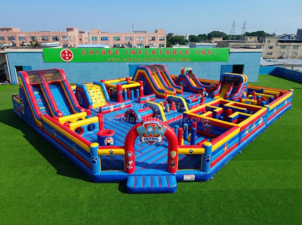 GF3-1381 Paw Patrol Theme Inflatable Park