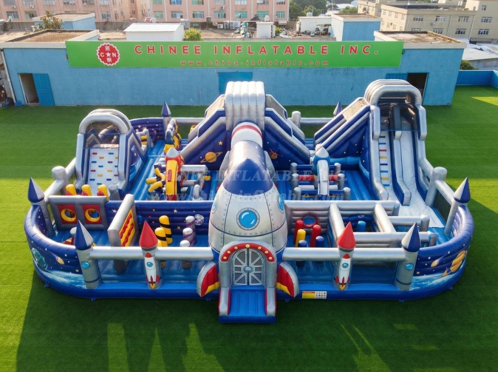 GF3-1389 Rocket Theme Inflatable Park
