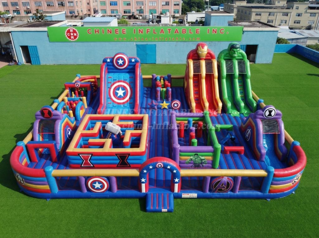 GF3-1409 The Avengers Theme Inflatable Park