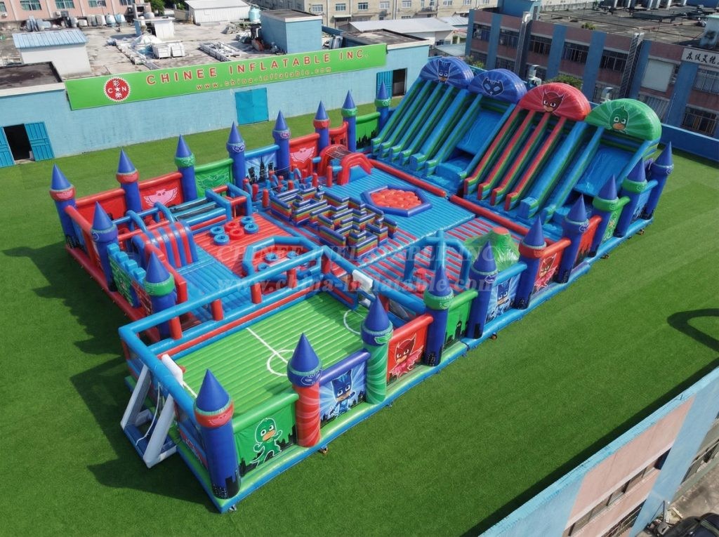 GF3-678 PJ Masks Theme Giant Inflatable Park