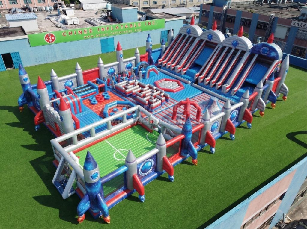 GF3-680 Rocket Theme Giant Inflatable Park