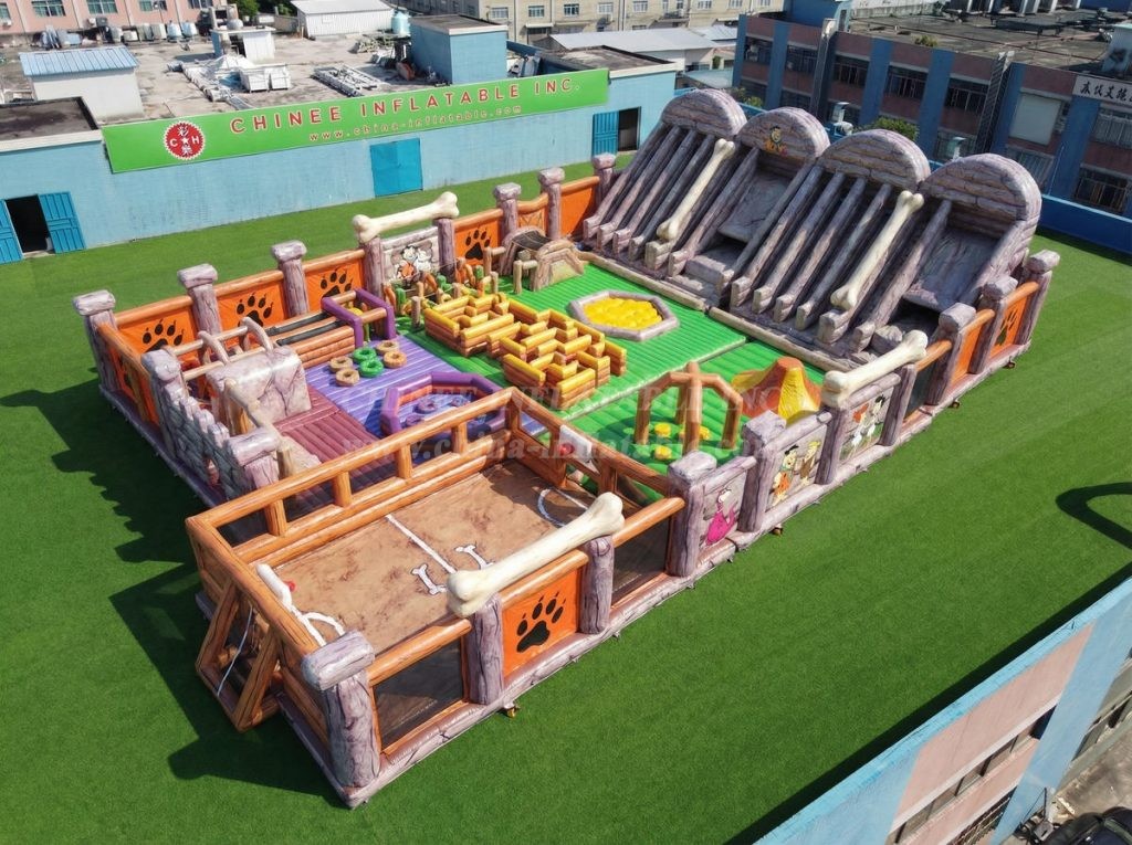 GF3-688 The Flintstones Theme Giant Inflatable Park