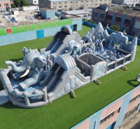 GF3-701 Elephant Theme Inflatable Playground