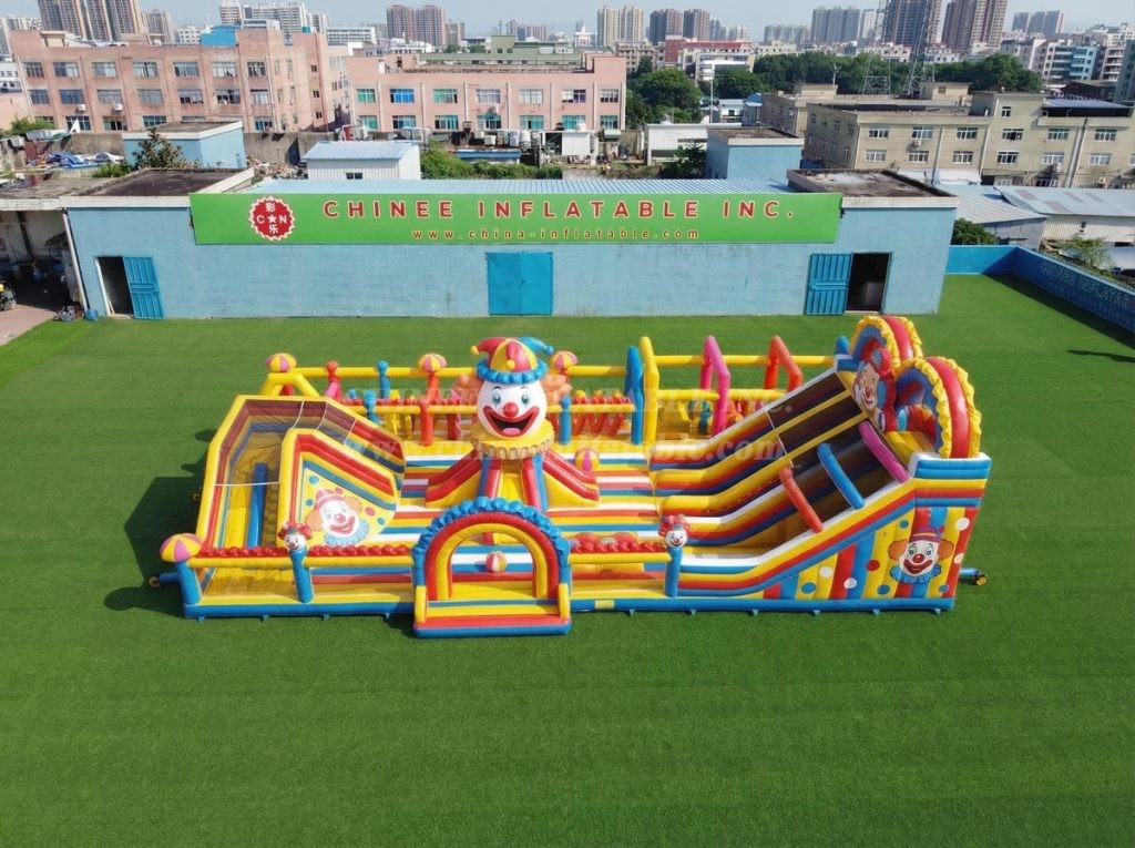 GF3-723 Clown Theme Inflatable Playground