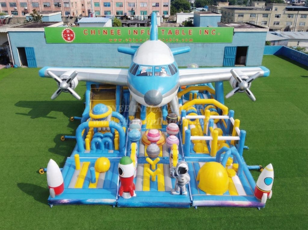 GF3-732 Airplane Theme Inflatable Playground